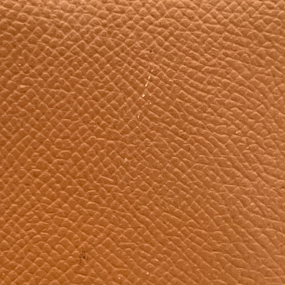 HERMES Bearn Gold Leather Wallet with H Closure w/Dust Bag Good Condition - Picture 13 of 16